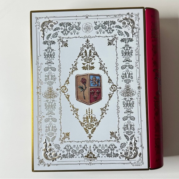 Tokyo Disney Resort Beauty and Beast Metal Book Tin Case - Picture 2 of 8